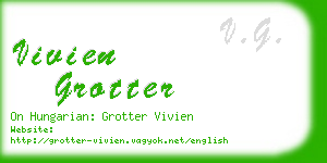vivien grotter business card